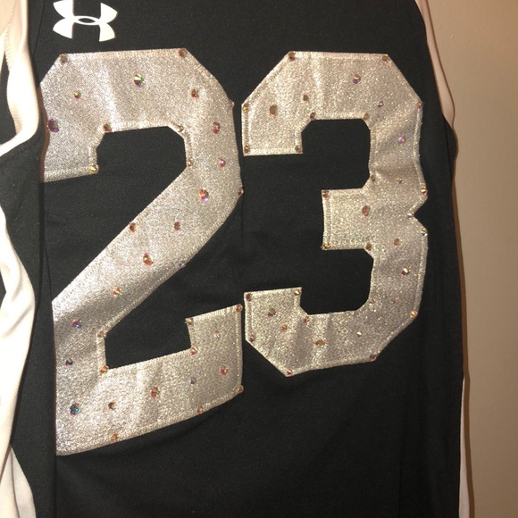 Under Armor black and white “23” bling tank - Picture 3 of 3